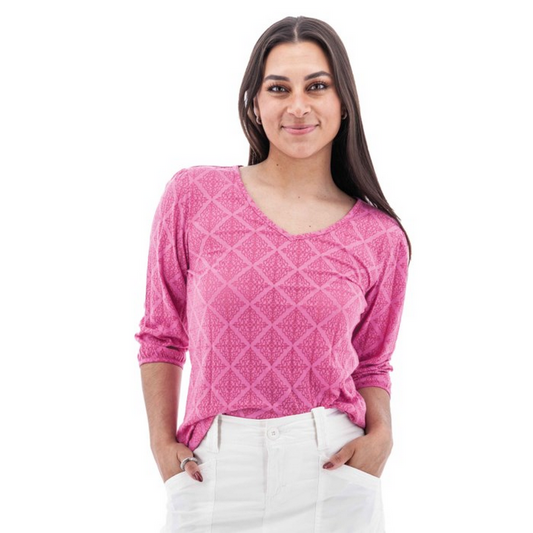 Maitland 3/4 Sleeve Top M19491WA