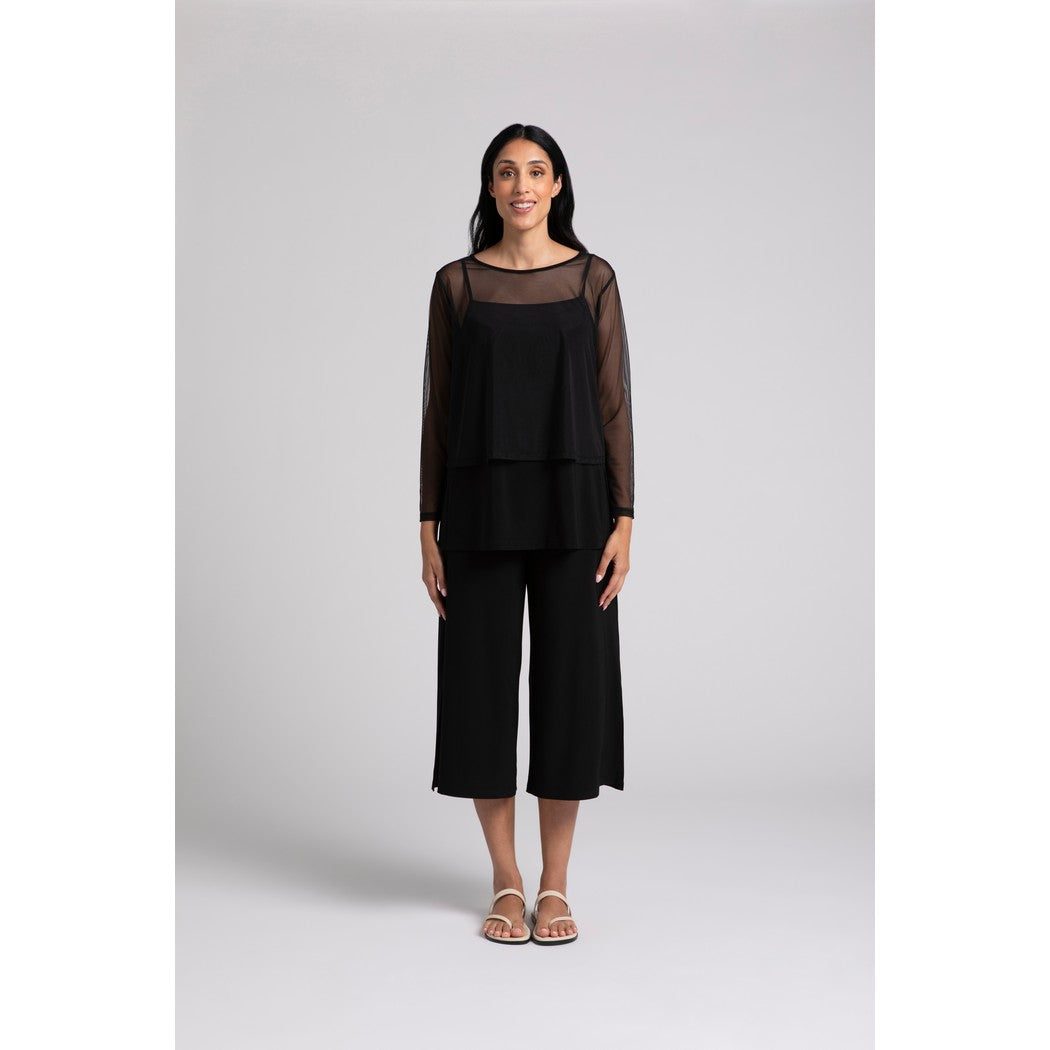 Mesh Go To Cropped T Top 3238-3