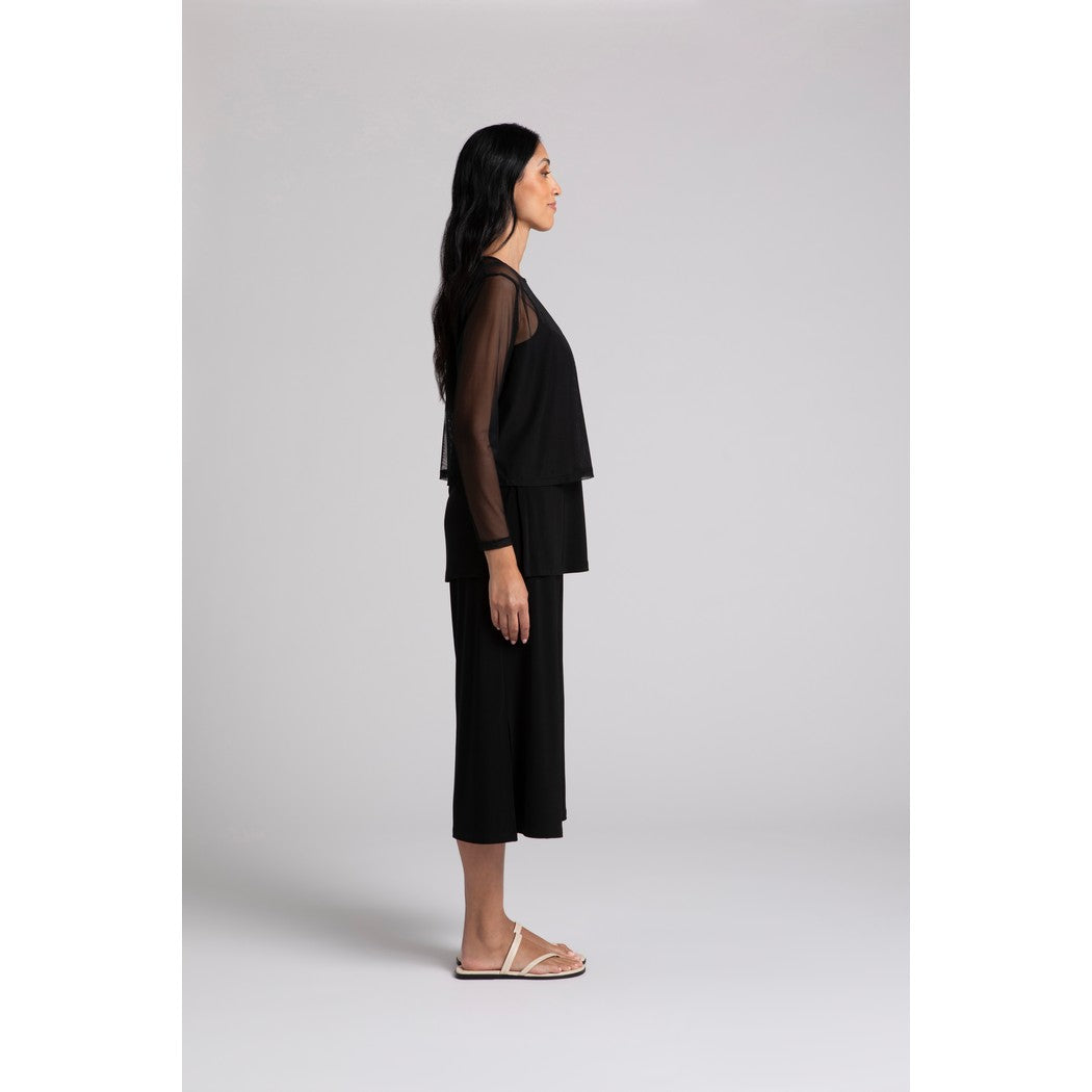 Mesh Go To Cropped T Top 3238-3