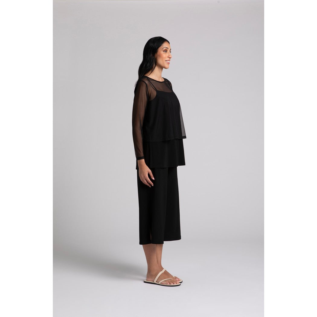 Mesh Go To Cropped T Top 3238-3