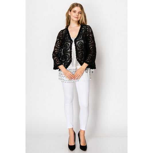 Crochet Cardi with Buttons OLS4824