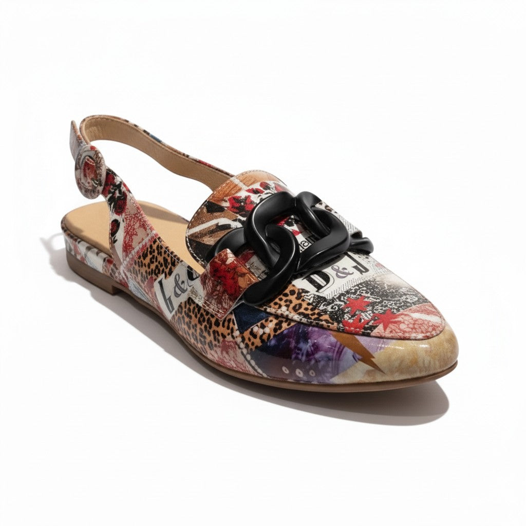Favillas Collage Print Loafer 2813-1917-27