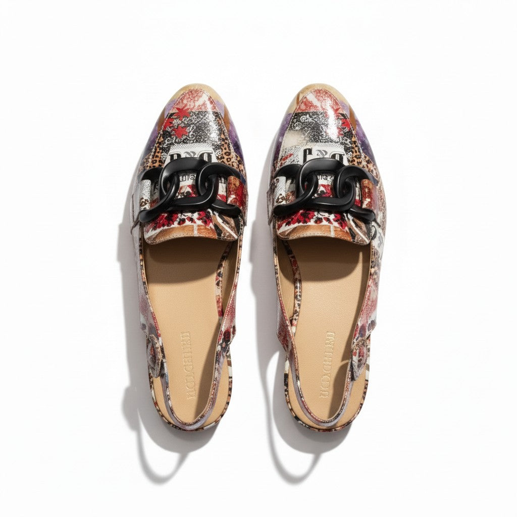 Favillas Collage Print Loafer 2813-1917-27