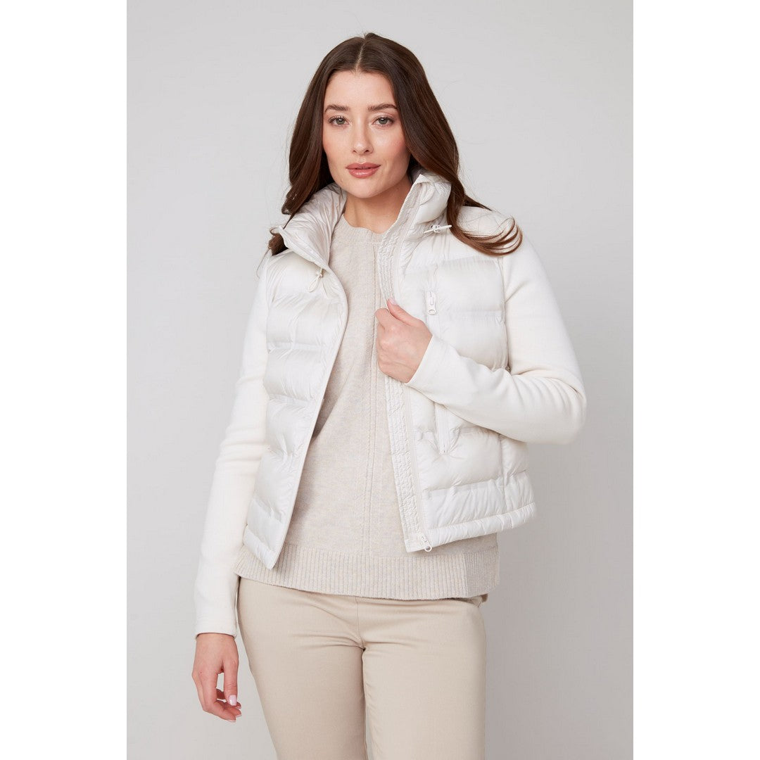 Knit Sleeve Jacket R3858L