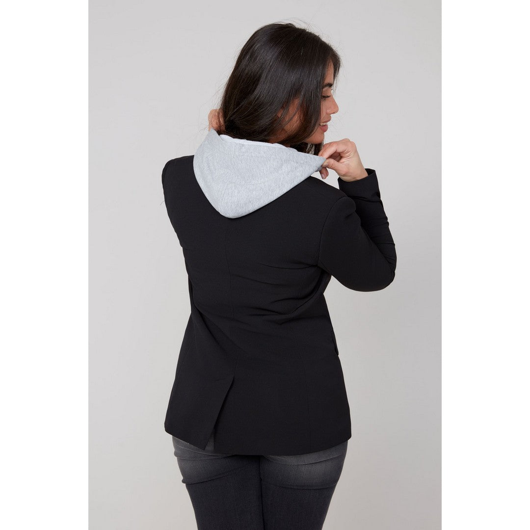 Blazer with Removable Hoodie Jacket R3926LE3266