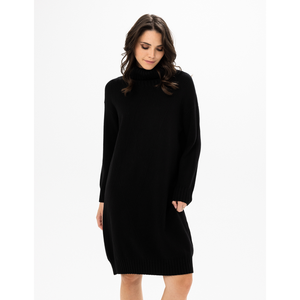 Long Sleeve Cowl Neck Knit Dress R43183391