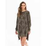 Load image into Gallery viewer, Floral Camo Knit Dress R432246K
