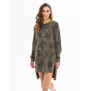 Floral Camo Knit Dress R432246K