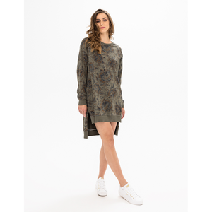Floral Camo Knit Dress R432246K