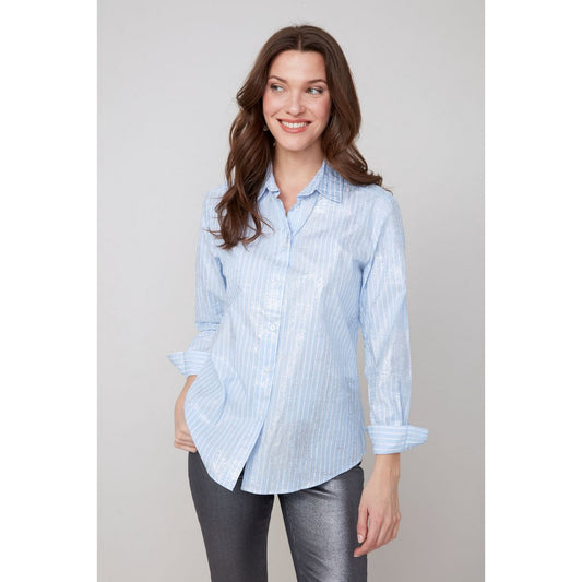 Foiled Stripe Top R5208463