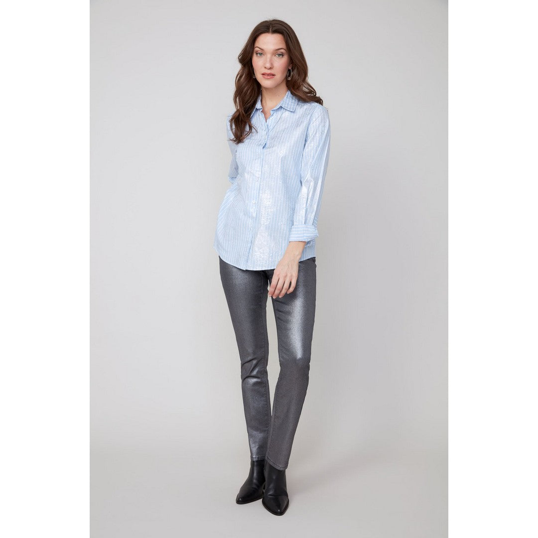 Foiled Stripe Top R5208463