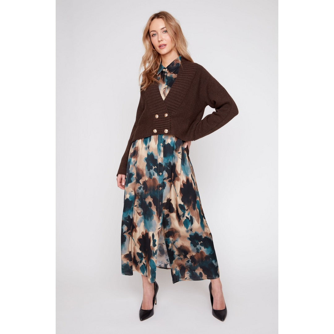 Cropped Cardigan R6001-4782