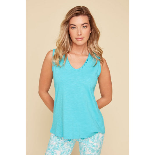 Sleeveless Cotton Basic Top R7780889G