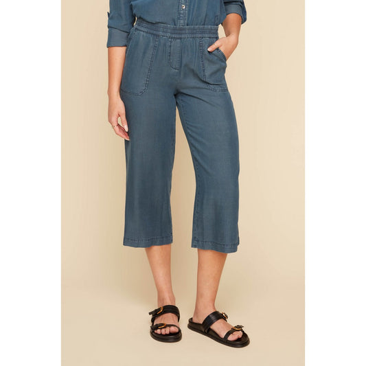 Wide Leg Tencel Gaucho Pant R8117
