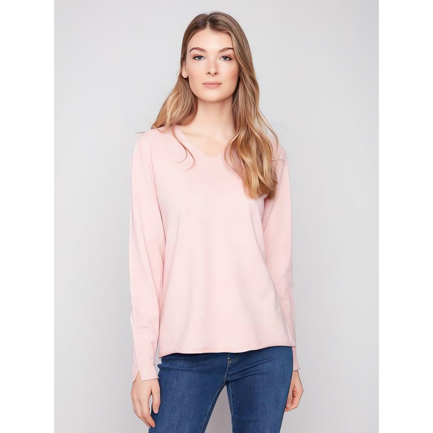 V-Neck Basic Sweater C2279RR