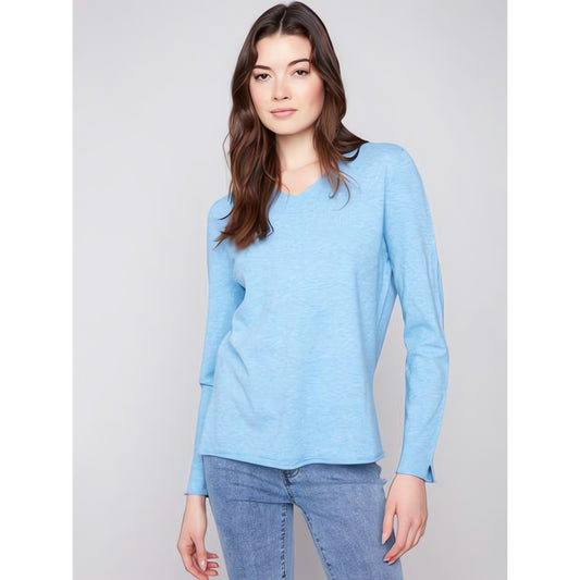 V-Neck Basic Sweater C2279RR