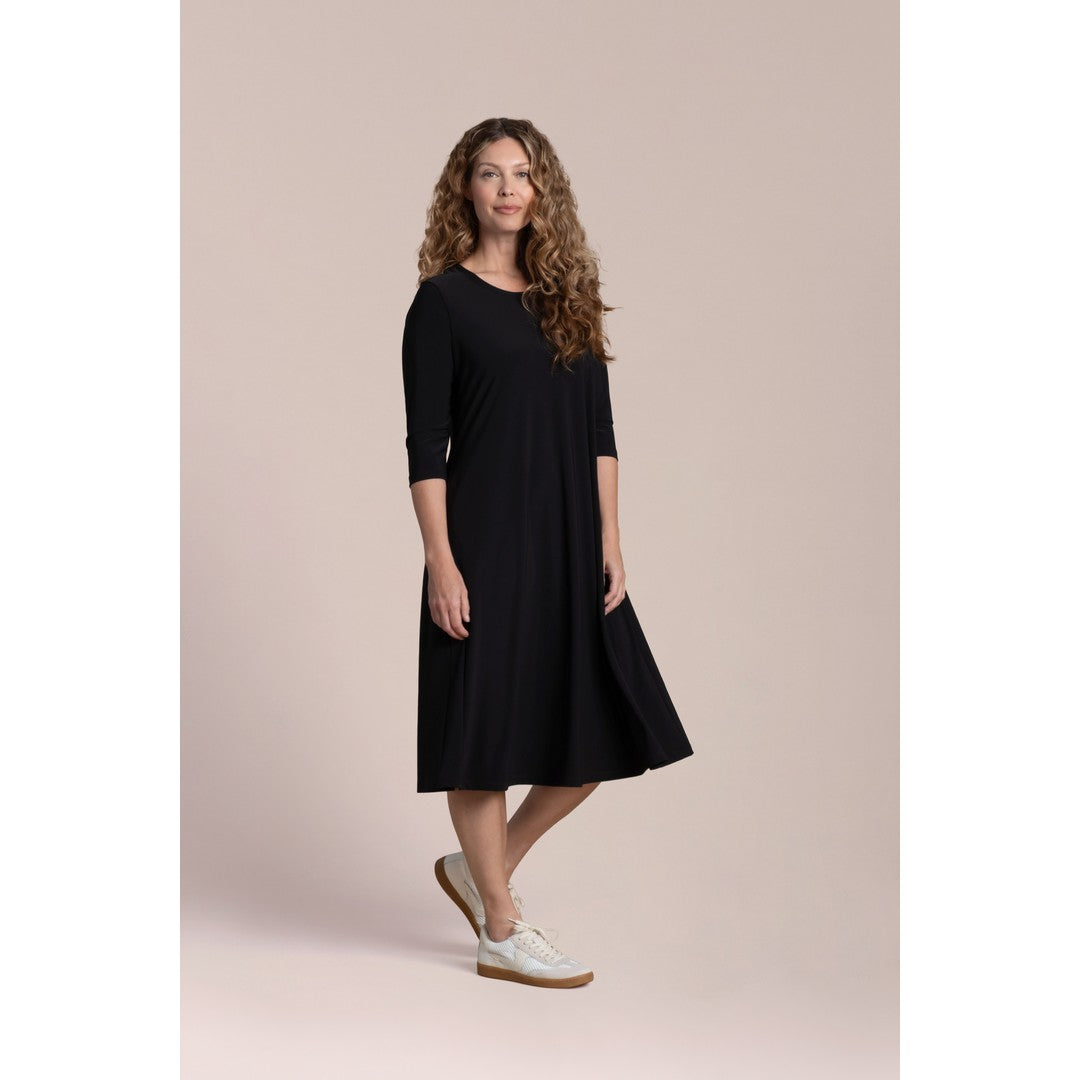 Fit & Flare Dress, 3/4 Slv 28198-2