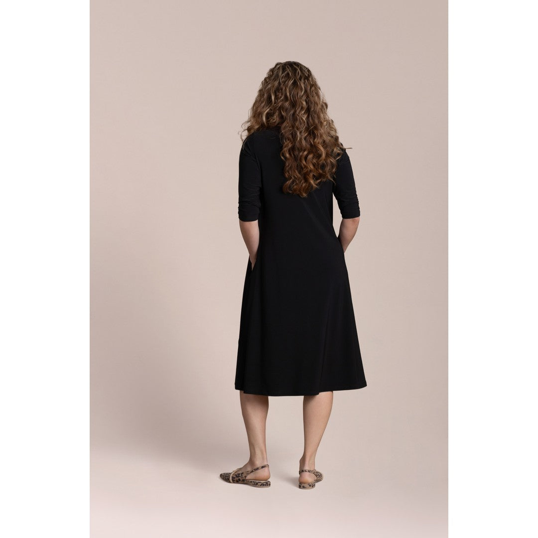 Fit & Flare Dress, 3/4 Slv 28198-2