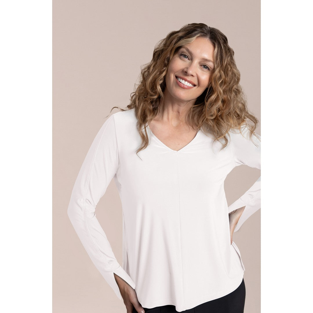 Suitable Split Sleeve Top, 3/4 Slv 22401-2
