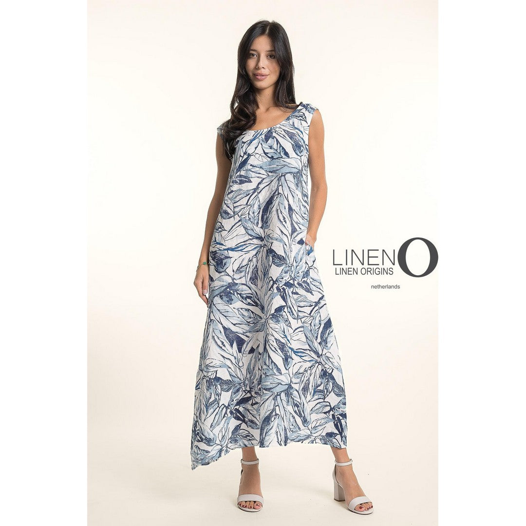 Linen Printed Dress TP1720P-11
