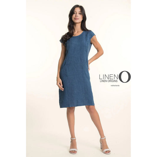 Cap Sleeve Linen Dress TP1749-57