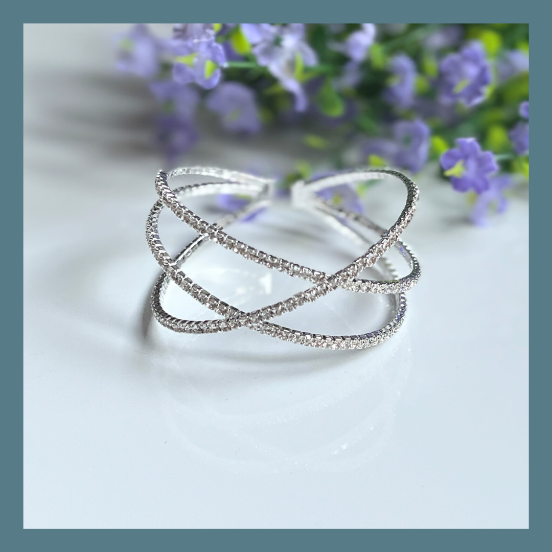 Three Strand Memory Wire Bracelet Jewelry MIM12
