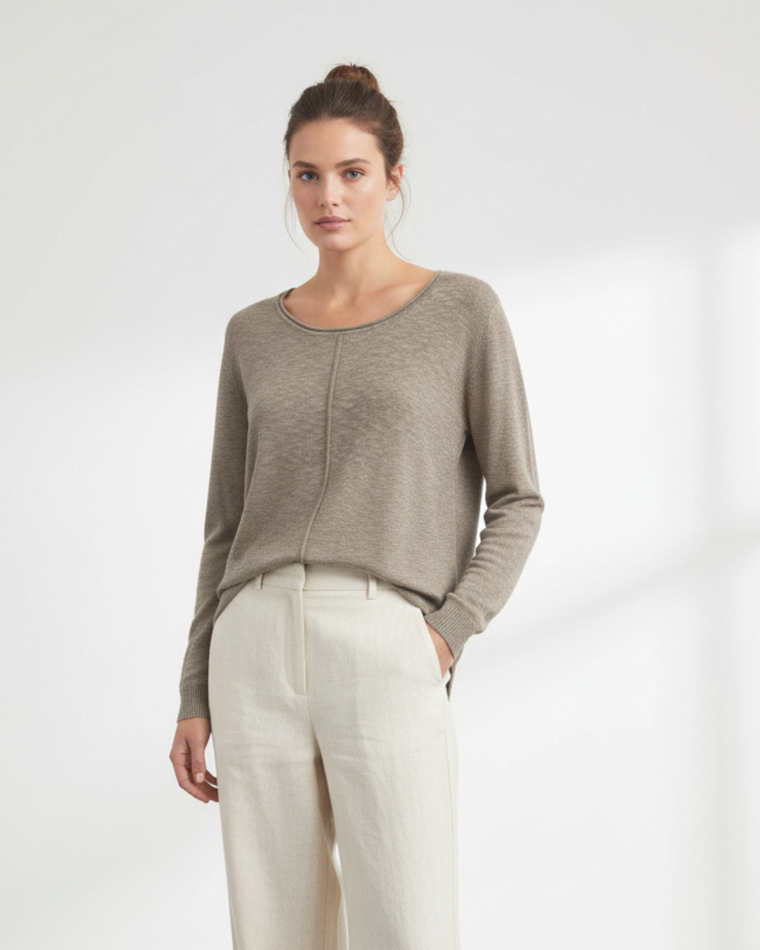Crewneck Easy Sweater 8126