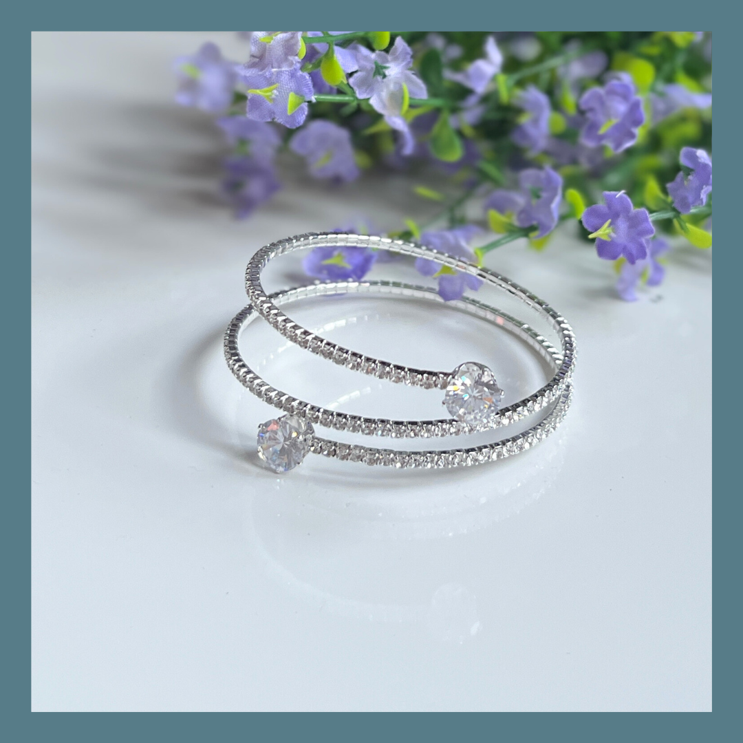 Crystal Wrap with Stone Bracelet Jewelry MIM10