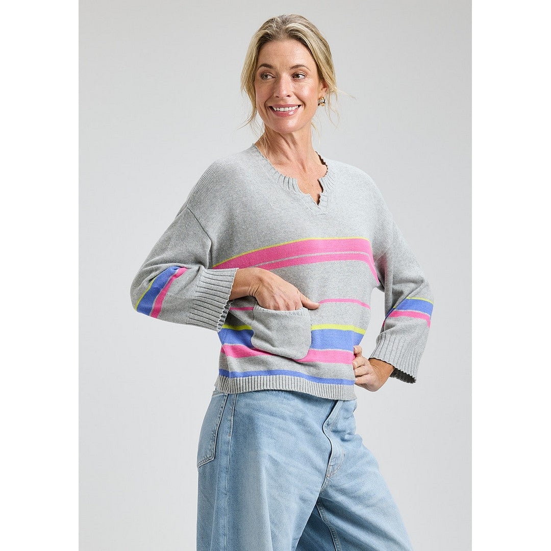 Stripe Sweater ZP8423U