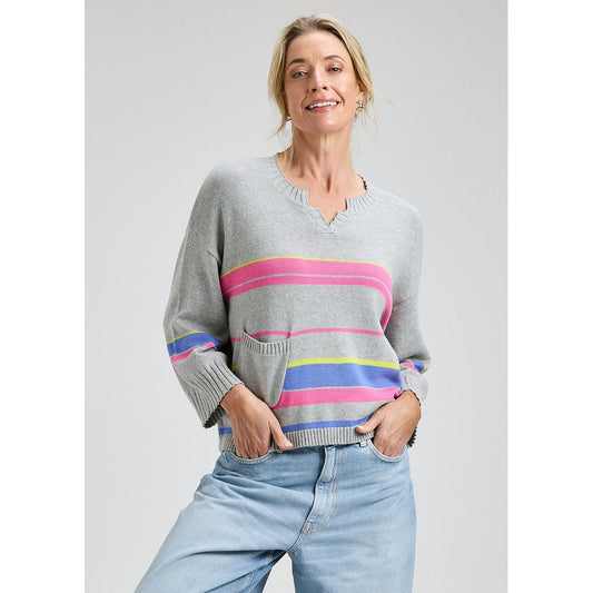 Stripe Sweater ZP8423U