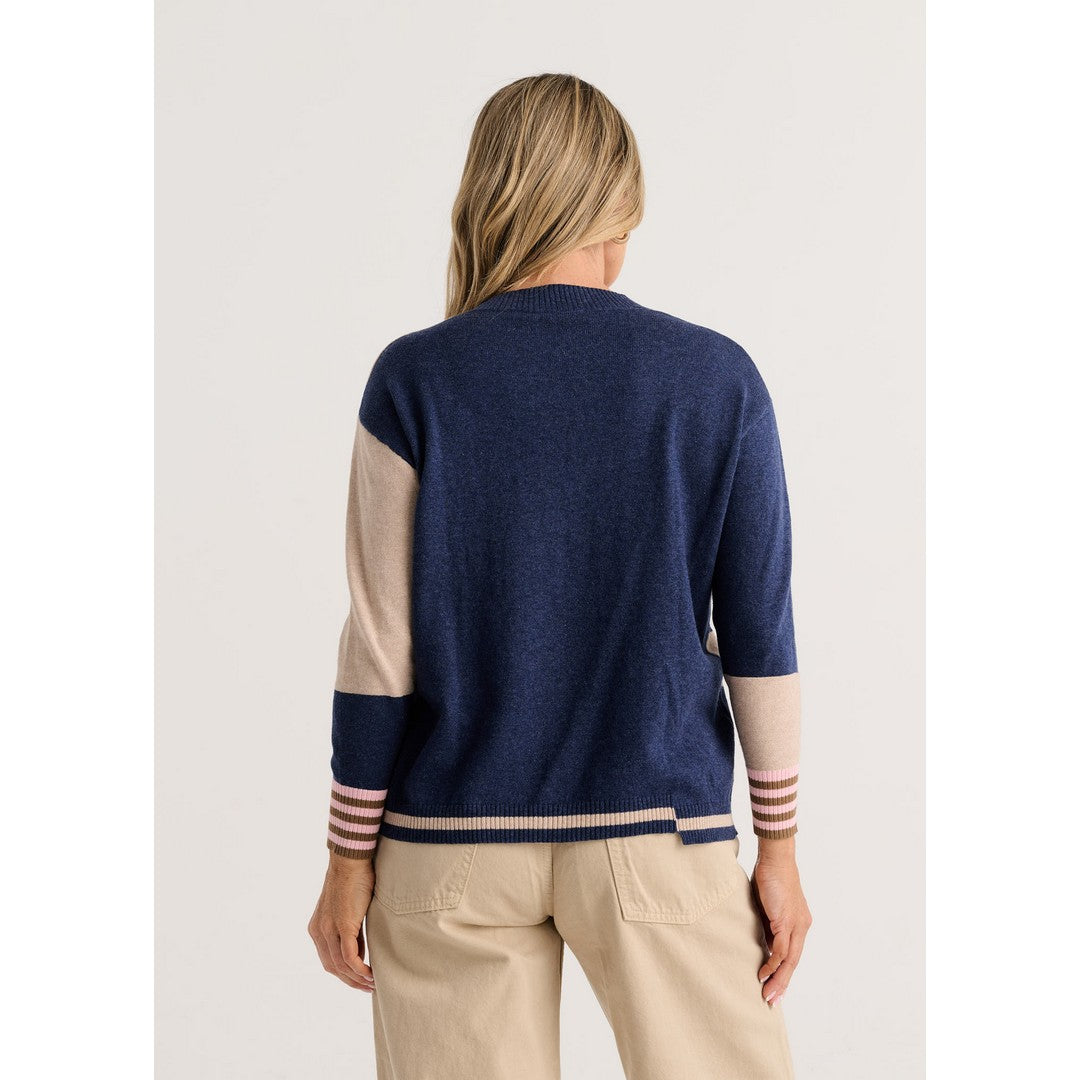 Striped V-Neck Sweater ZP8533