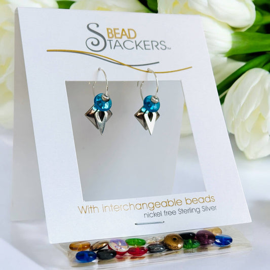 SQDG28 - Earrings come with 10 interchangeable colours. 
