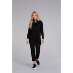 Load image into Gallery viewer, Angle Cowl Neck Waffle Sweater, Long Sleeve K7317W-3
