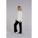 Load image into Gallery viewer, Angle Cowl Neck Waffle Sweater, Long Sleeve K7317W-3
