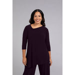 Load image into Gallery viewer, Angle Tunic, 3/4 Sleeve Top 23207-2

