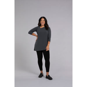 Angle Tunic, 3/4 Sleeve Top 23207-2