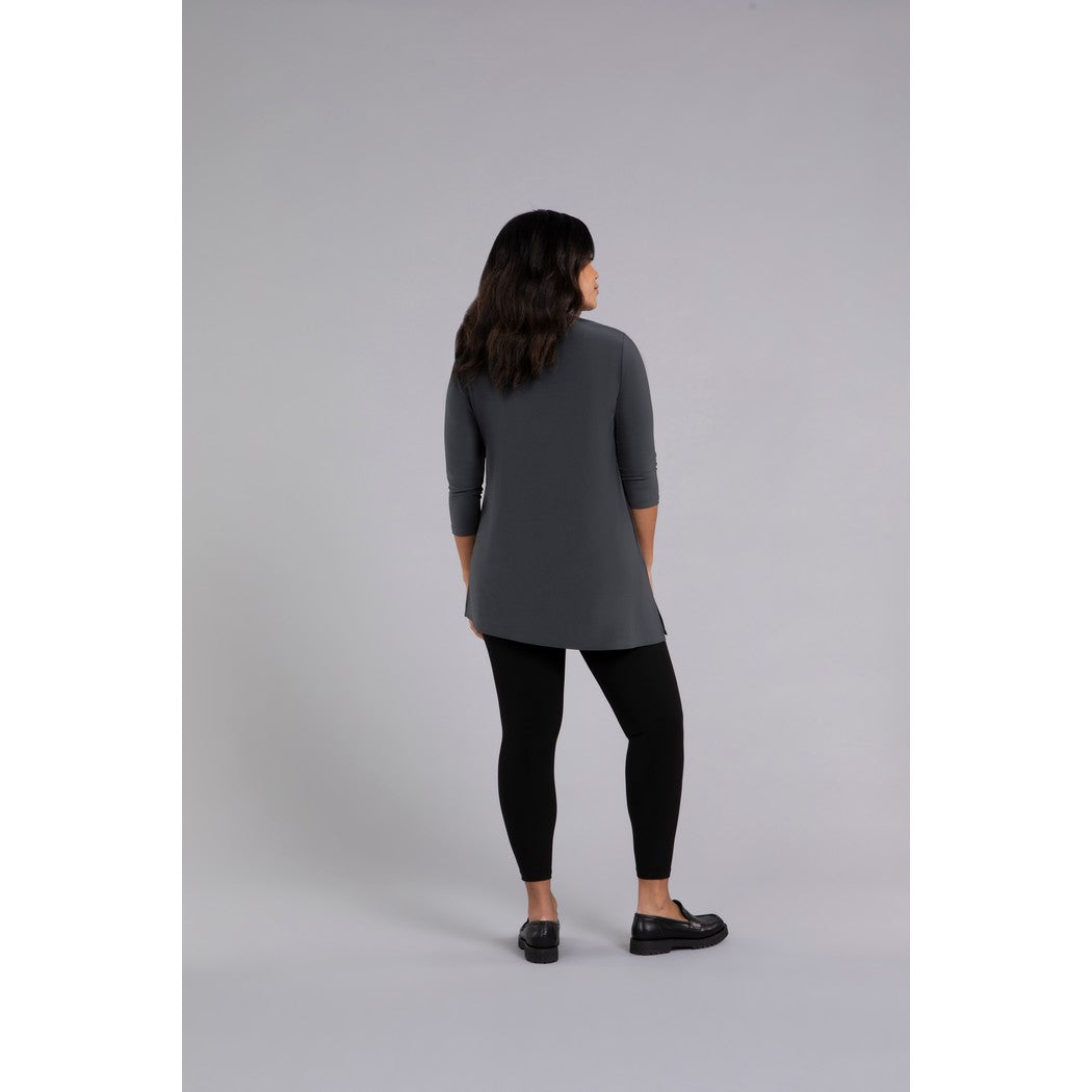 Angle Tunic, 3/4 Sleeve Top 23207-2