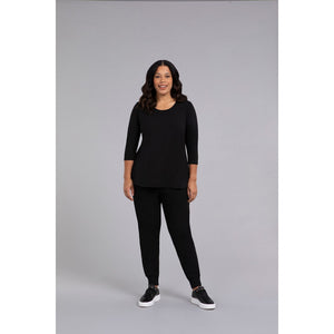 Bamboo Cotton Go To Classic T Relax, 3/4 Sleeve Top BT4203-2