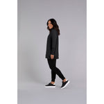 Load image into Gallery viewer, Bamboo Fleece Angle Zip Tunic, Long Sleeve Top BF4303-3
