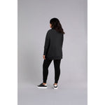 Load image into Gallery viewer, Bamboo Fleece Angle Zip Tunic, Long Sleeve Top BF4303-3
