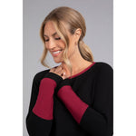 Load image into Gallery viewer, Bamboo Fleece Colour Block Cinch Top, Long Sleeve BF4204CB-3
