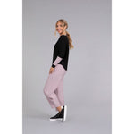 Load image into Gallery viewer, Bamboo Fleece Colour Block Cinch Top, Long Sleeve BF4204CB-3
