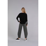 Load image into Gallery viewer, Bamboo Fleece Colour Block Cinch Top, Long Sleeve BF4204CB-3
