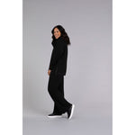 Load image into Gallery viewer, Bamboo Fleece Cowl Neck Pleat Sleeve Top, Long Slv BF4202-3
