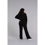 Load image into Gallery viewer, Bamboo Fleece Cowl Neck Pleat Sleeve Top, Long Slv BF4202-3
