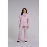 Load image into Gallery viewer, Bamboo Fleece Cowl Neck Pleat Sleeve Top, Long Slv BF4202-3
