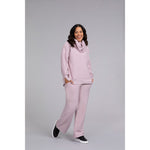 Load image into Gallery viewer, Bamboo Fleece Cowl Neck Pleat Sleeve Top, Long Slv BF4202-3
