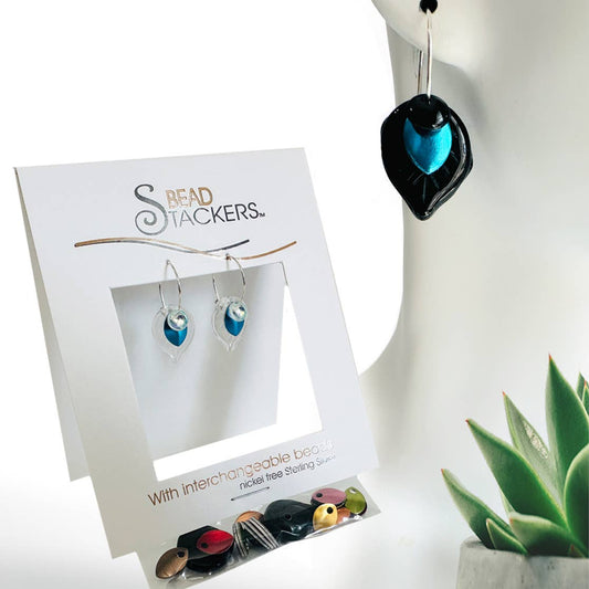 Lfgl32  - Earrings come with 9 interchangeable colours. 