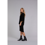 Load image into Gallery viewer, Colour Block Raglan Sleeve Cowl Neck Top, 3/4 Slv Top 22282CB-2
