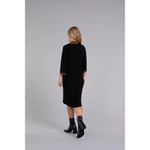 Load image into Gallery viewer, Colour Block Raglan Sleeve Cowl Neck Top, 3/4 Slv Top 22282CB-2
